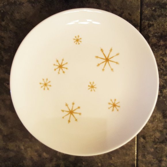 Vintage Atomic Design MCM Dessert Plate Lot of 7